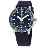 TISSOT T1204071704101 SEASTAR POWERMATIC FABRIC STRAP MEN'S WATCH