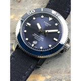 TISSOT T1204071704101 SEASTAR POWERMATIC FABRIC STRAP MEN'S WATCH