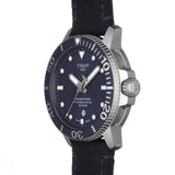 TISSOT T1204071704101 SEASTAR POWERMATIC FABRIC STRAP MEN'S WATCH