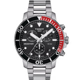TISSOT T1204171105101 SEASTAR BLACK DIAL STAINLESS STEEL MEN'S WATCH