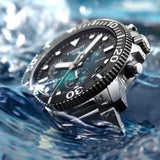 TISSOT T1204171109101 SEASTAR GREEN DIAL CHRONOGRAPH MEN'S WATCH
