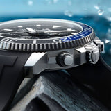 TISSOT T1204171705102 SEASTAR BLACK DIAL CHRONOGRAPH MEN'S WATCH