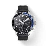 TISSOT T1204171705102 SEASTAR BLACK DIAL CHRONOGRAPH MEN'S WATCH