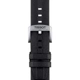 TISSOT T1206071744101 BLACK RUBBER STRAP MEN WATCH