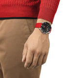 TISSOT T-TOUCH T1214204705101 RED SILICONE STRAP MEN WATCH