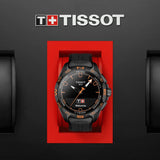 TISSOT T-TOUCH CONNECT T1214204705104 BLACK SILICONE MEN WATCH