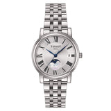 TISSOT CARSON MOONPHASE SWISS QUARTZ STAINLESS STEEL WOMEN'S WATCH T1222231103300