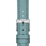 Tissot Light Blue Dial And Leather Strap Women Watch T1222231635300