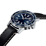 TISSOT T1256101604100 SUPERSPORT BLACK LEATHER MEN'S WATCH