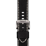 TISSOT T1256101604100 SUPERSPORT BLACK LEATHER MEN'S WATCH