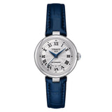 TISSOT AUTOMATIC BELLISSIMA BLUE LEATHER WOMEN'S WATCH T1262071601300