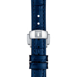TISSOT AUTOMATIC BELLISSIMA BLUE LEATHER WOMEN'S WATCH T1262071601300