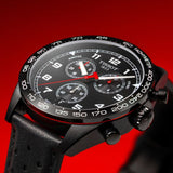 TISSOT T1316173605200 PRS 516 T-SPORT BLACK LEATHER MEN'S WATCH