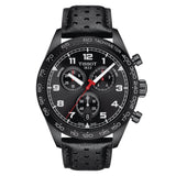 TISSOT T1316173605200 PRS 516 T-SPORT BLACK LEATHER MEN'S WATCH