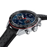TISSOT PRS 516 T1316271604200 BLACK LEATHER STRAP MEN WATCH