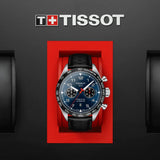 TISSOT PRS 516 T1316271604200 BLACK LEATHER STRAP MEN WATCH