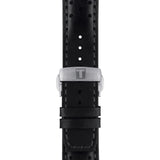 TISSOT PRS 516 T1316271604200 BLACK LEATHER STRAP MEN WATCH