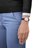 TISSOT T-LADY T1332101611600 BLUE LEATHER STRAP WOMEN'S WATCH