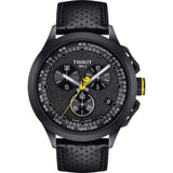 Tissot T-Race Cycling Black Dial And Leather Strap Men Watch T1354173705100
