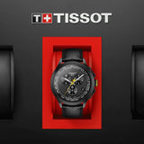 Tissot T-Race Cycling Black Dial And Leather Strap Men Watch T1354173705100