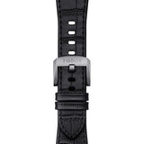 TISSOT PRX POWERMATIC T1374071605100 BLACK LEATHER MEN WATCH