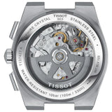 Tissot PRX Chronograph Blue Dial Silver Stainless Steel Strap Men Watch T1374271104100