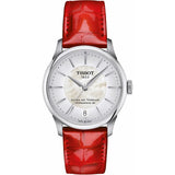 Tissot Chemin Des Tourelles Powermatic Red Leather Strap Women Watch T1392071611100