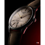 Tissot Chemin Des Tourelles Powermatic Gray Leather Strap Men Watch T1394071626100