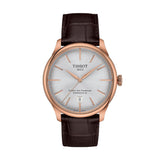 Tissot Chemin Des Tourelles Powermatic 80 Brown Leather Strap Men Watch T1398073603100