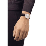 Tissot Chemin Des Tourelles Powermatic 80 Brown Leather Strap Men Watch T1398073603100