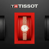 Tissot Lovely Silver Dial Rose Gold Stainless Steel Women Watch T1400093311100