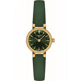 Tissot Lovely Green Dial And Leather Strap Women Watch T1400093609100