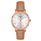 Tissot Everytime White Dial And Leather Strap Women Watch T1432103601100