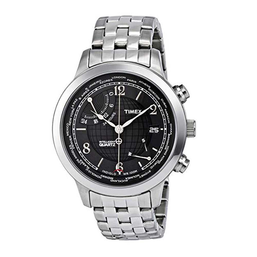 TIMEX INTELLIGENT WORLD TIME T2N610 MEN'S WATCH - H2 Hub Watches