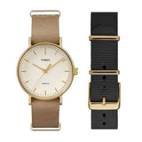 TIMEX FAIRFIELD CRYSTAL TW2P98400SET WOMEN'S SET - H2 Hub Watches