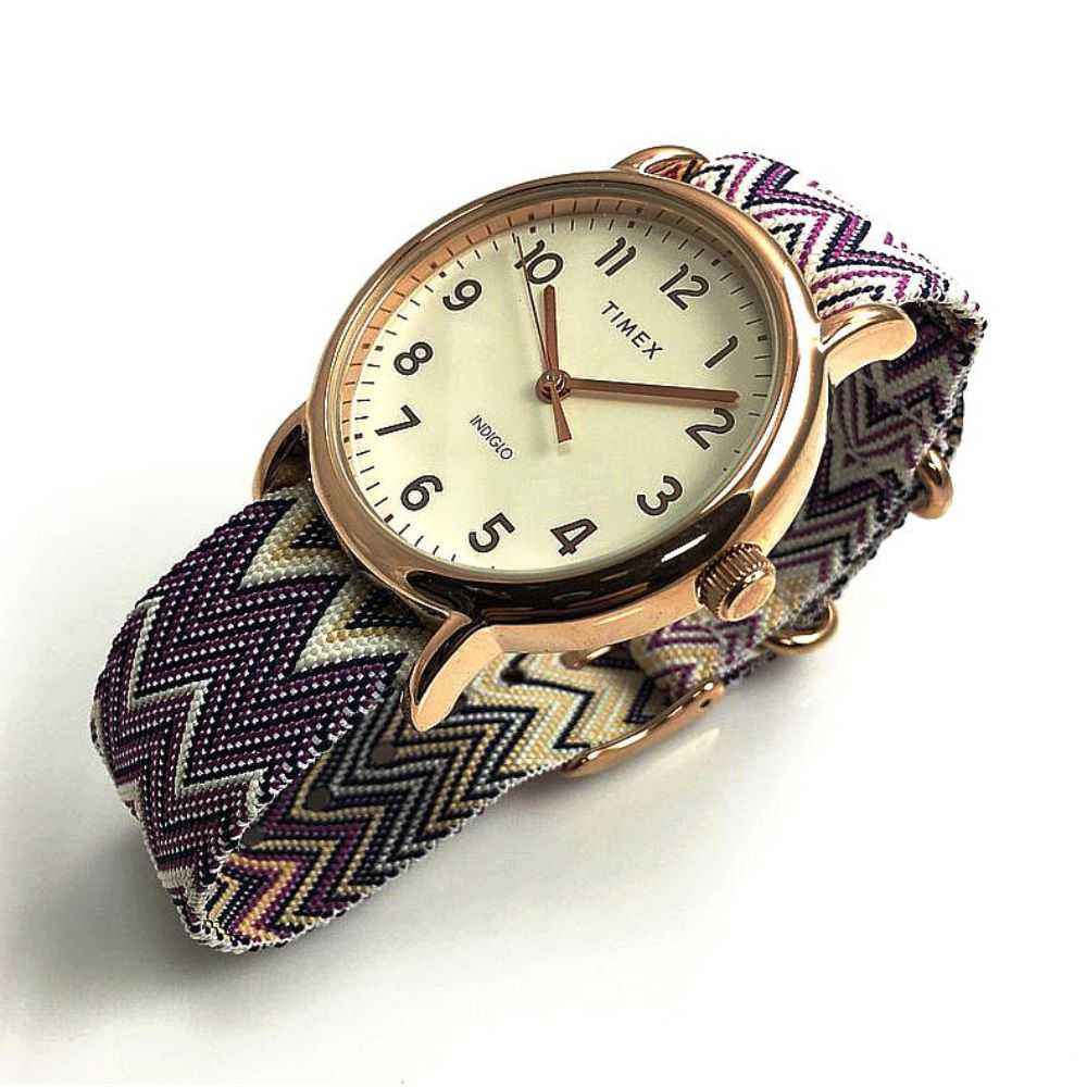 TIMEX WEEKENDER CHEVRON TW2R59000 WOMEN'S WATCH - H2 Hub Watches