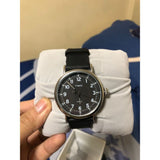 TIMEX TW2T20200 BLACK LEATHER MEN'S WATCH