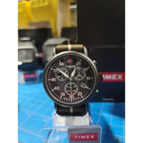 TIMEX TW2T73600 GREEN FABRIC STRAP MEN'S WATCH