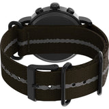 TIMEX TW2T73600 GREEN FABRIC STRAP MEN'S WATCH