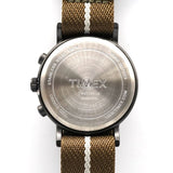 TIMEX TW2T73600 GREEN FABRIC STRAP MEN'S WATCH