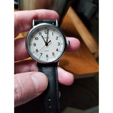 TIMEX INDIGLO TW2T90900 BLACK LEATHER MEN'S WATCH