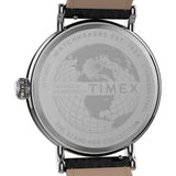 TIMEX INDIGLO TW2T90900 BLACK LEATHER MEN'S WATCH
