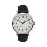 TIMEX INDIGLO TW2T90900 BLACK LEATHER MEN'S WATCH