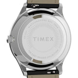 TIMEX TW2U21700 BLACK LEATHER WOMEN'S WATCH