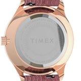 TIMEX TW2U81000 PINK LEATHER WOMEN'S WATCH