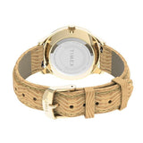 TIMEX EASY READER TW2U81100 GOLDEN LEATHER WOMEN'S WATCH