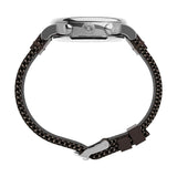 TIMEX STANDARD TW2U89300 BROWN FABRIC STRAP MEN'S WATCH