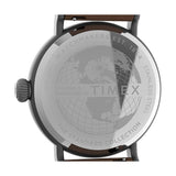 TIMEX TW2U89700 FABRIC & LEATHER STRAP MEN'S WATCH