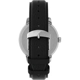 TIMEX EASY READER TW2V21200 BLACK LEATHER UNISEX WATCH