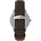 TIMEX INDIGLO TW2V21300 BROWN LEATHER MEN WATCH